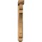 Ekena Millwork Olympic Arts and Crafts Smooth Bracket w/ Offset Brace, Western Red Cedar, 5 1/2"W x 32"D x 44"H BKT0604X32X44OLY03SWR - alternate 3